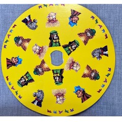 Vintage 1990 Milton Bradley Spin & Match Memory Game Red Plastic Unit 4110 90s