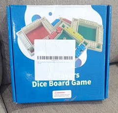 Wooden Dice Board Game Set Numbered Tiles & Dice Numbers Theme 2+ Players 5+