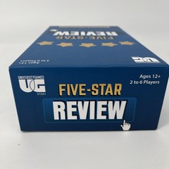 University Games Boardgame Five-Star Review Box New