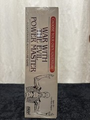 New Sealed WAR WITH THE EVIL POWER MASTER Choose Your Own Adventure Game 2019