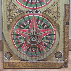 1934 Lindstrom’s Gold Star Marble Table Top Bagatelle Pinball Game