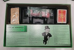 Monopoly Board Game, Incomplete See Description, Box Damage