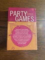 Party Games 50 Incredibly Fun Crowd-Pleasers Game Cards (2002 Compass Labs)