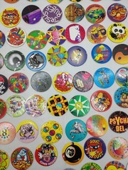 Lot of 220 Pogs / Milk Caps, Vintage 1990s Retro Nostalgia! Mix Take A Look!