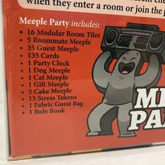 MEEPLE PARTY BOARD GAME English strategy Co-op 9th Level 2019 Oop NEW SEALED