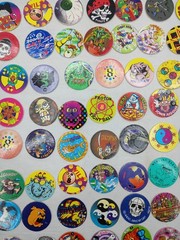 Lot of 220 Pogs / Milk Caps, Vintage 1990s Retro Nostalgia! Mix Take A Look!