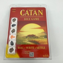 Catan Dice Game Settlers of Catan 6 Multicolor Dice Roll Write Settle New
