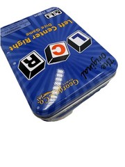 The Original LCR Left Center Right Dice Game Blue Tin George & Company