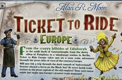 Ticket to Ride Europe Board Game | Alan R. Moon Days of Wonder | NEW Open Box