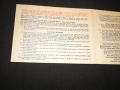 1975/76 MAHJONG NATIONAL MAH JONGG LEAGUE OFFICIAL HANDS & RULES