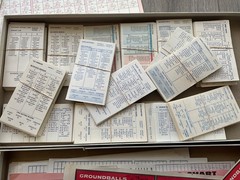 Lots of 2 Vintage Strat-o-Matic baseball Board Game Sports – As is
