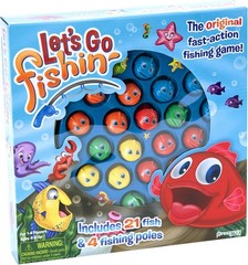 Fast-Action Fishing Game – Let’s Go Fishin’ for Kids Ages 4 and Up, 1-4 Players