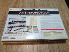 ANTI-MONOPOLY Open Box New Unplayed University Games 2005