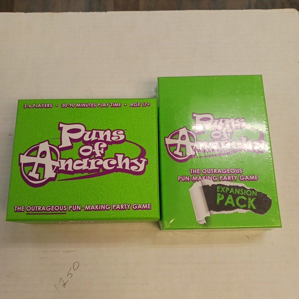 Puns of Anarchy The Outrageous Pun Making PLUS Sealed Expansion Pack