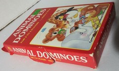 Vintage 1991 New Open Box Golden Animal Dominoes Matching Cards