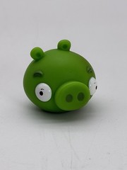 2012 Mattel Angry Birds Mega Fling Game Green Pig Replacement Piece Figure (ONE)