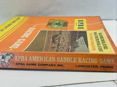 Vintage Apba American Saddle Horse Racing Board Game 1979 Complete