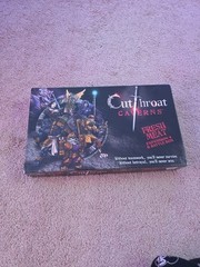 Cutthroat Caverns – Board Game – With Expansions OOP Relics Deeper Tombs Fresh