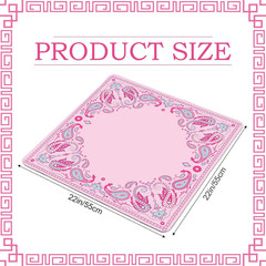 Mini Mahjong Mat for Travel Set 22X22 Inch Paisley Floral Majiang Mat Cute