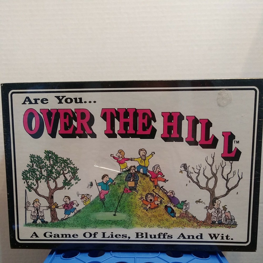 Are You Over The Hill Game Of Lies.Bluffs And Wit. New in box.for 2&8 Players