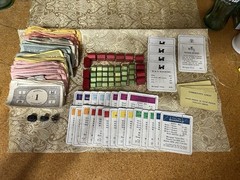 Parker Bros Monopoly 1930s Game with Board and Accessories- see description.