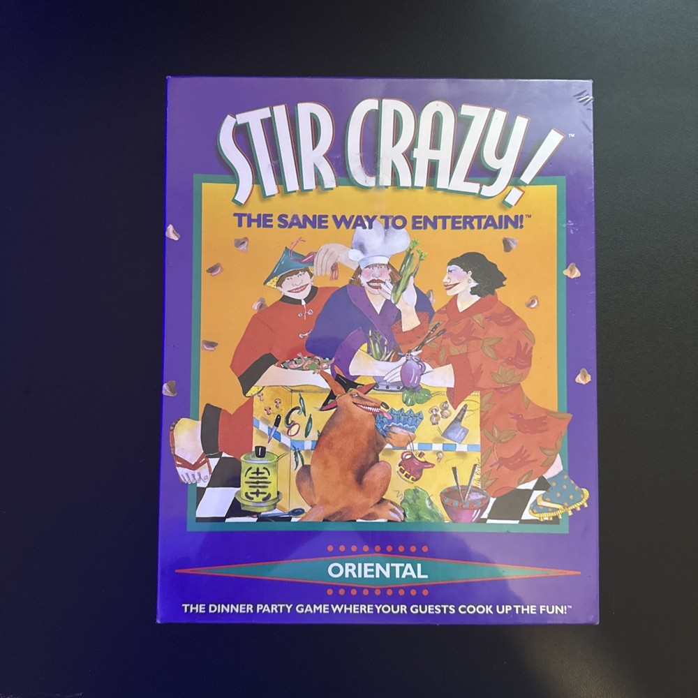 Stir Crazy! Sane Way to Entertain! Oriental Adult Dinner Party Game New & Sealed