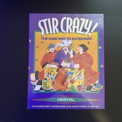 Stir Crazy! Sane Way to Entertain! Oriental Adult Dinner Party Game New & Sealed