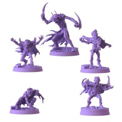 Dark Night Metal Pack #1 Zombicide Miniatures Board Game CMON NIB