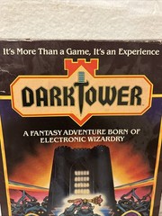 1981 Dark Tower Board Game BOX ONLY DAMAGED Milton Bradley