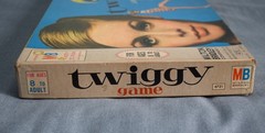 COMPLETE Vintage Twiggy Board Game 1960s 1967 MB Milton Bradley Queen of Mod