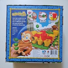 Coconuts Board Game Underdog Games 2020 2-4 Plyrs, Ages 7+