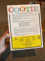 Vintage 1972 /1986 Cootie Bug Board Game With Box Schaper Mfg Co.