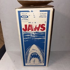JAWS VINTAGE GAME 1975 IDEAL SHARK AND BOX WITH INCOMPLETE PARTS