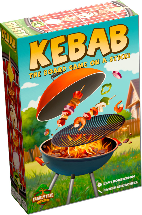 Kebab The Board Game on A Stick {2-6 Players, Ages 10+}