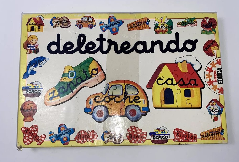 Deletreando (juegos educa) Ages 3 to 8 Spanish Puzzle Game