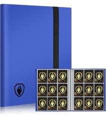 Card Binder 9 Pocket, Fabmaker 396 Pockets 9.8 x 1 x 12.1 inches, Blue