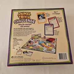Animal Trivia Challenge board game Animal Facts: “Know It, Name It, or Rank It”