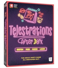 Telestrations After Dark Adult Party Game 4-6 Players Dry-Erase Markers