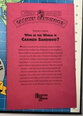 1992 Where in the World is Carmen Sandiego? Board Game University Games Complete
