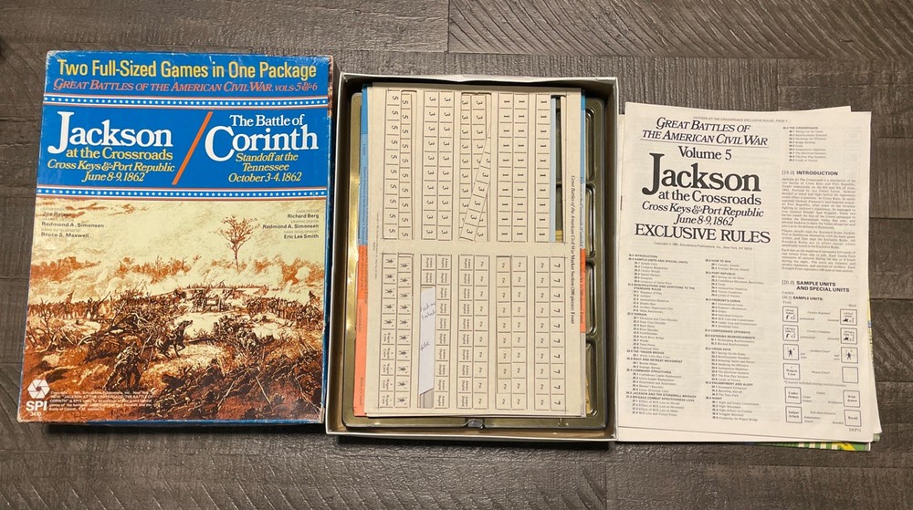 Jackson at the Crossroads & The Battle of Corinth GBACW Vols 5 & 6 SPI