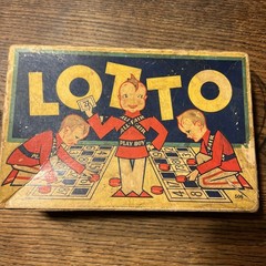 Rare 1931 All-Fair Toys And Games “Playboy Lotto” #506 Bingo Style Game Complete