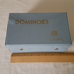 Vintage Domino Set – Pavilion Color Dot Double 12 Vinyl Case Complete 91 Pieces
