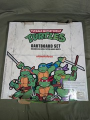 Original Teenage Mutant Ninja Turtles Dartboard Set NEW W/Box TMNT