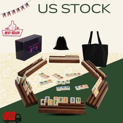 Rummy Cube Original Game, 2–6 Players, 160 Tiles with 6 Wooden Racks