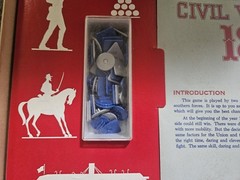 Vintage 1961 Civil War Game 1863 Parker Brothers Board Game Complete Plastic Peg