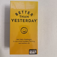 Better Than Yesterday 365 Daily Challenges Life Fullfilling Cards Game SEALED