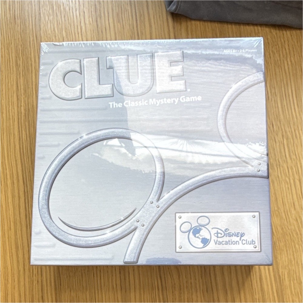 Sealed Clue Mystery Board Game Disney Vacation Club Edition
