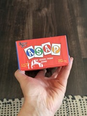ASAP – The Quick-Think Card Game by University Games, 2002 Complete