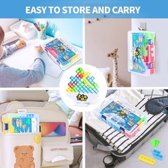 48PCS Tetra Stack Game for Adults & Kids Balance Toy for Family Fun