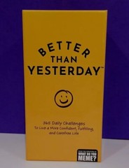 GAME- Better Than Yesterday-365 Daily Challenges-MEME-2022- Pre-owned/ Complete